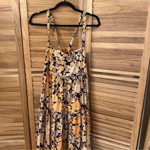 Free People Park Slope Floral Maxi Dress size M - Picture 3 of 8